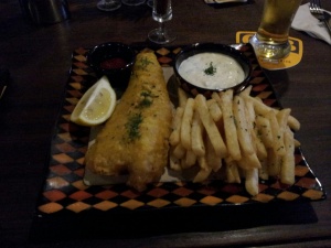 The Sherlock Holmes in Seomyeon, Busan. The best fish & chips I've had in South Korea.
